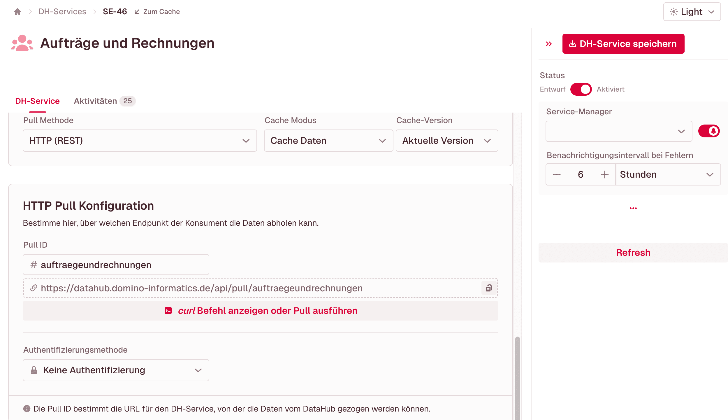 VortexHub Explorer - Detailansicht mit Zoom-Funktion für Fehlerbehebung